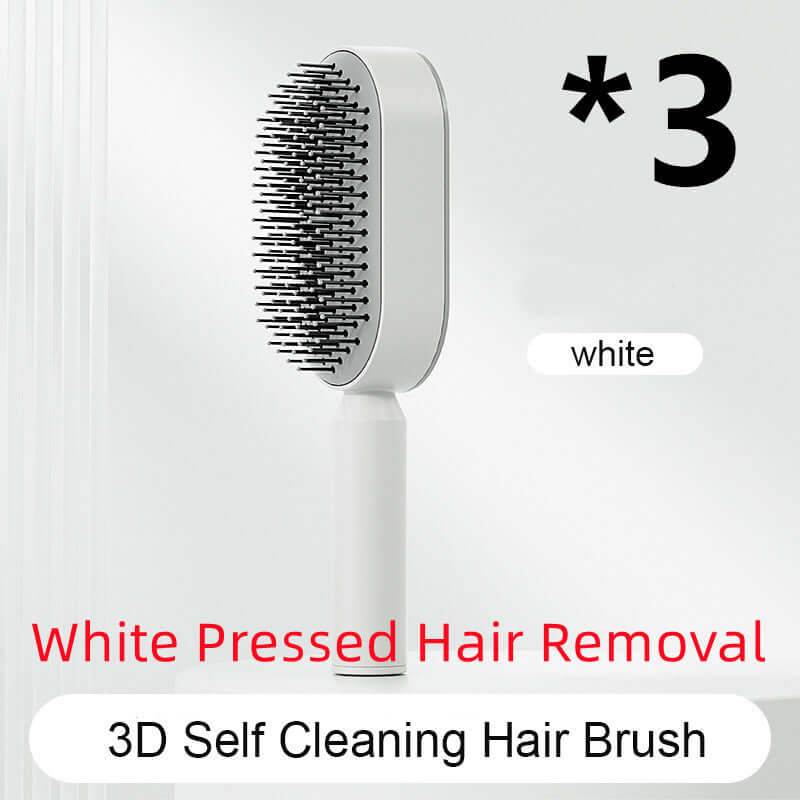 Self-Cleaning Scalp Brush