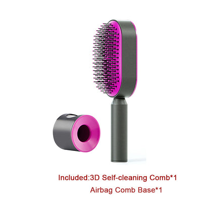 Self-Cleaning Scalp Brush