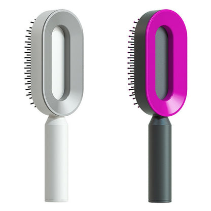 Self-Cleaning Scalp Brush