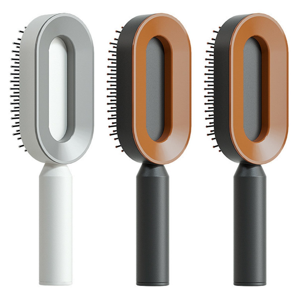 Self-Cleaning Scalp Brush