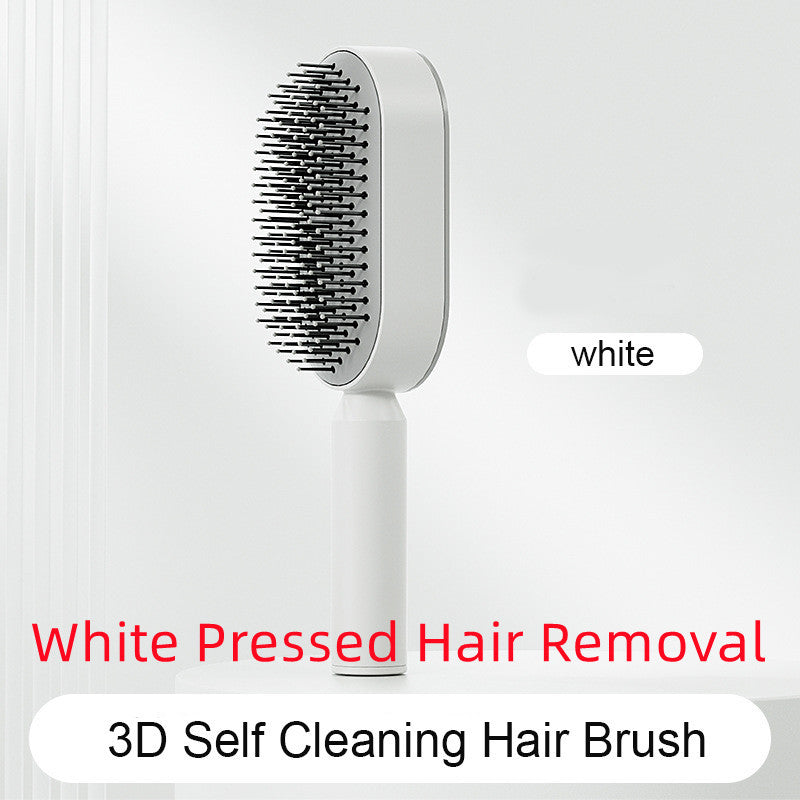 Self-Cleaning Scalp Brush