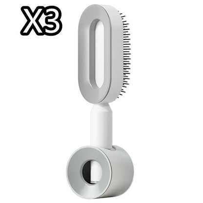 Self-Cleaning Scalp Brush