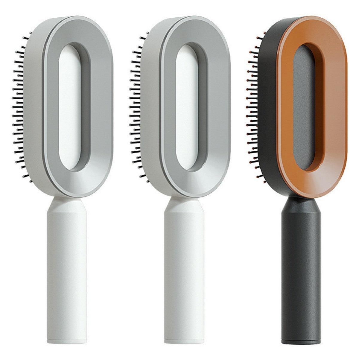 Self-Cleaning Scalp Brush