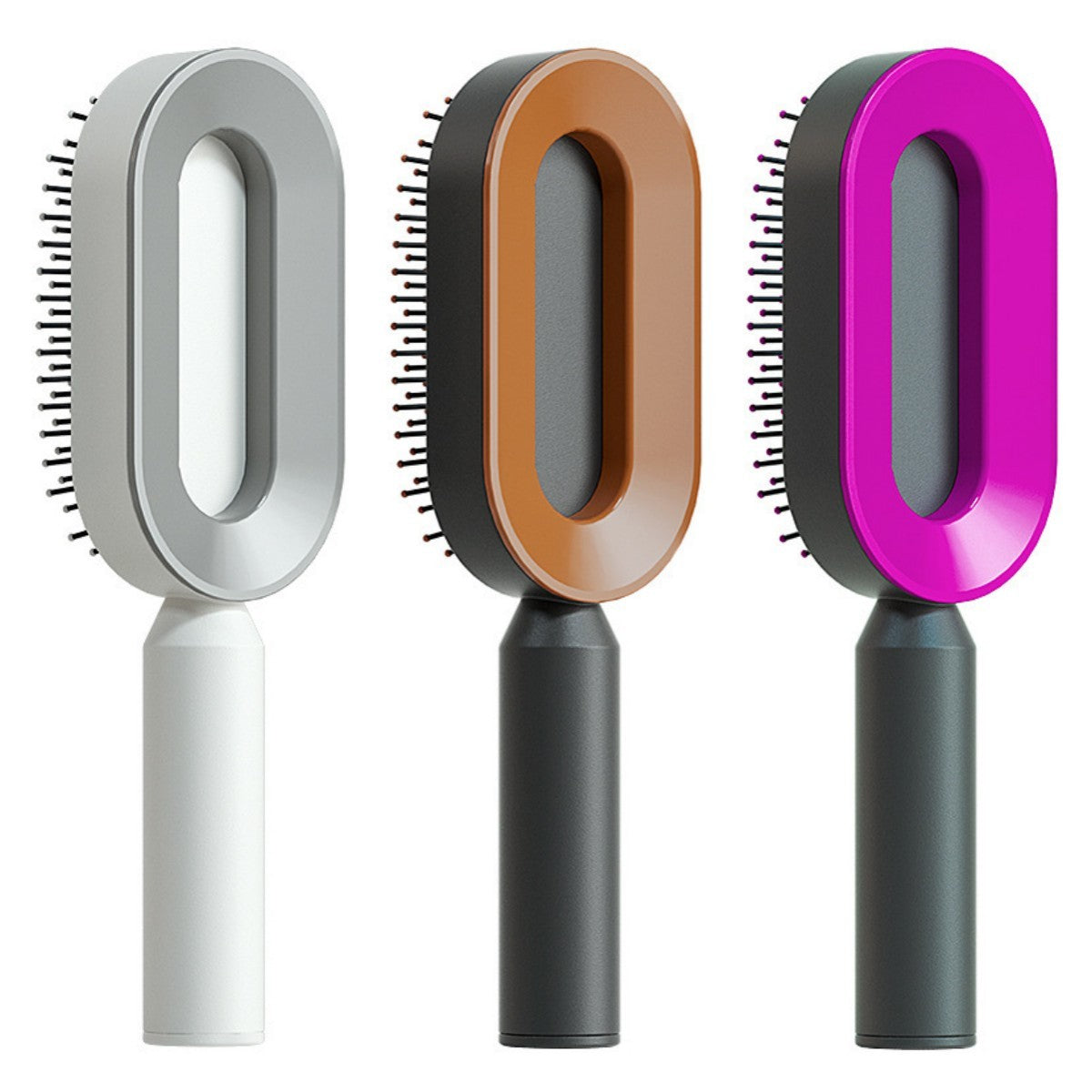 Self-Cleaning Scalp Brush