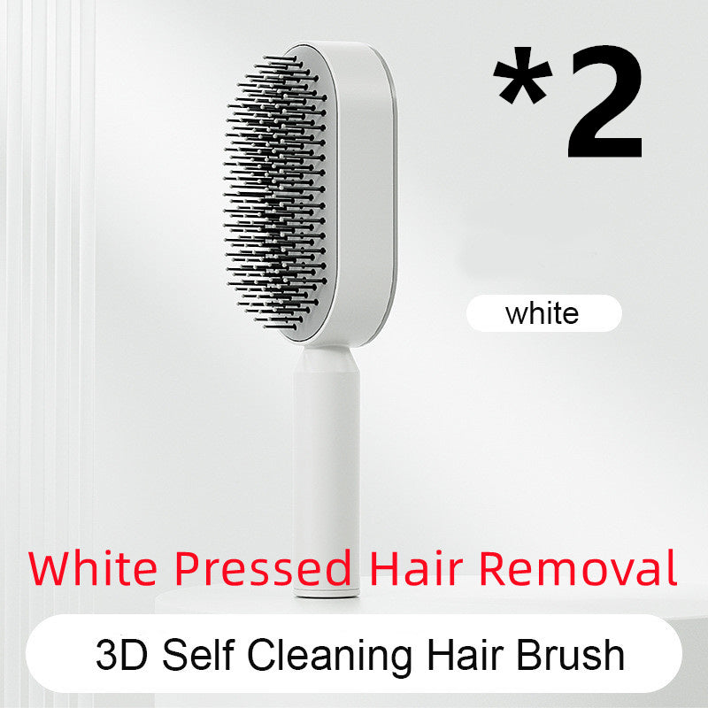 Self-Cleaning Scalp Brush