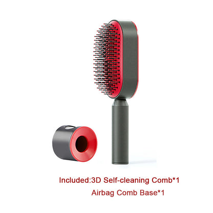 Self-Cleaning Scalp Brush