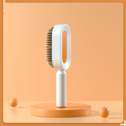 Self-Cleaning Scalp Brush