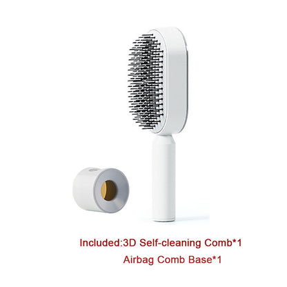 Self-Cleaning Scalp Brush