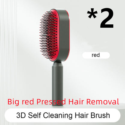 Self-Cleaning Scalp Brush