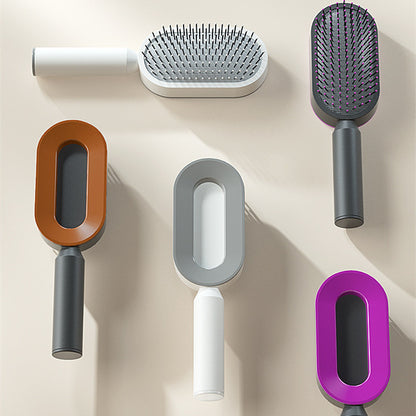 Self-Cleaning Scalp Brush