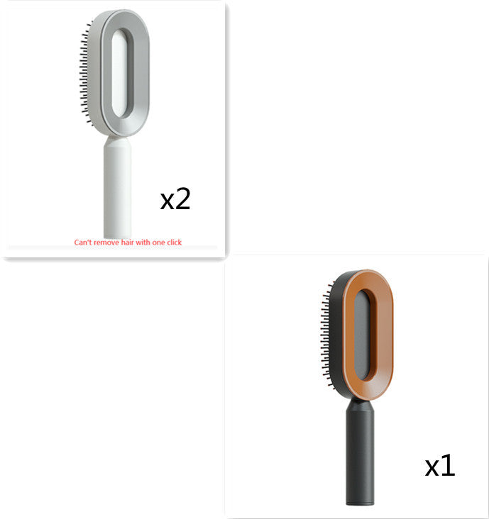 Self-Cleaning Scalp Brush