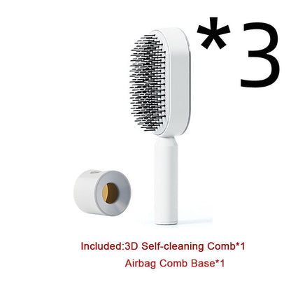 Self-Cleaning Scalp Brush