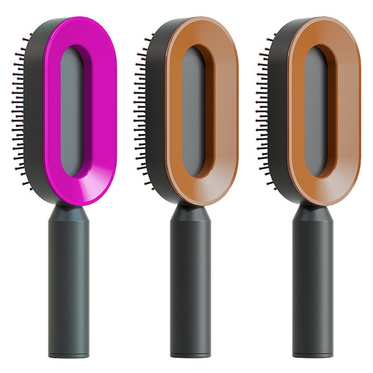 Self-Cleaning Scalp Brush