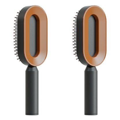 Self-Cleaning Scalp Brush