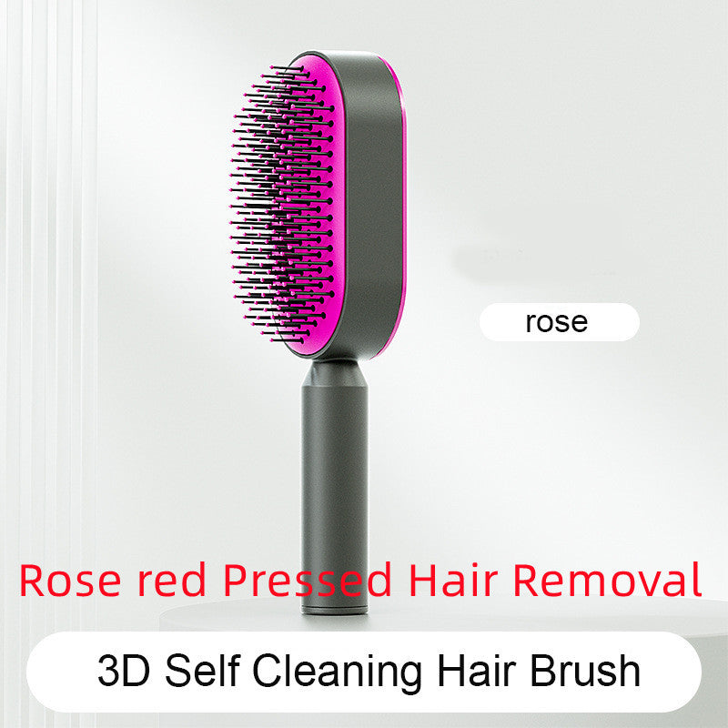 Self-Cleaning Scalp Brush