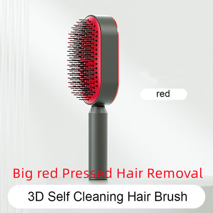 Self-Cleaning Scalp Brush