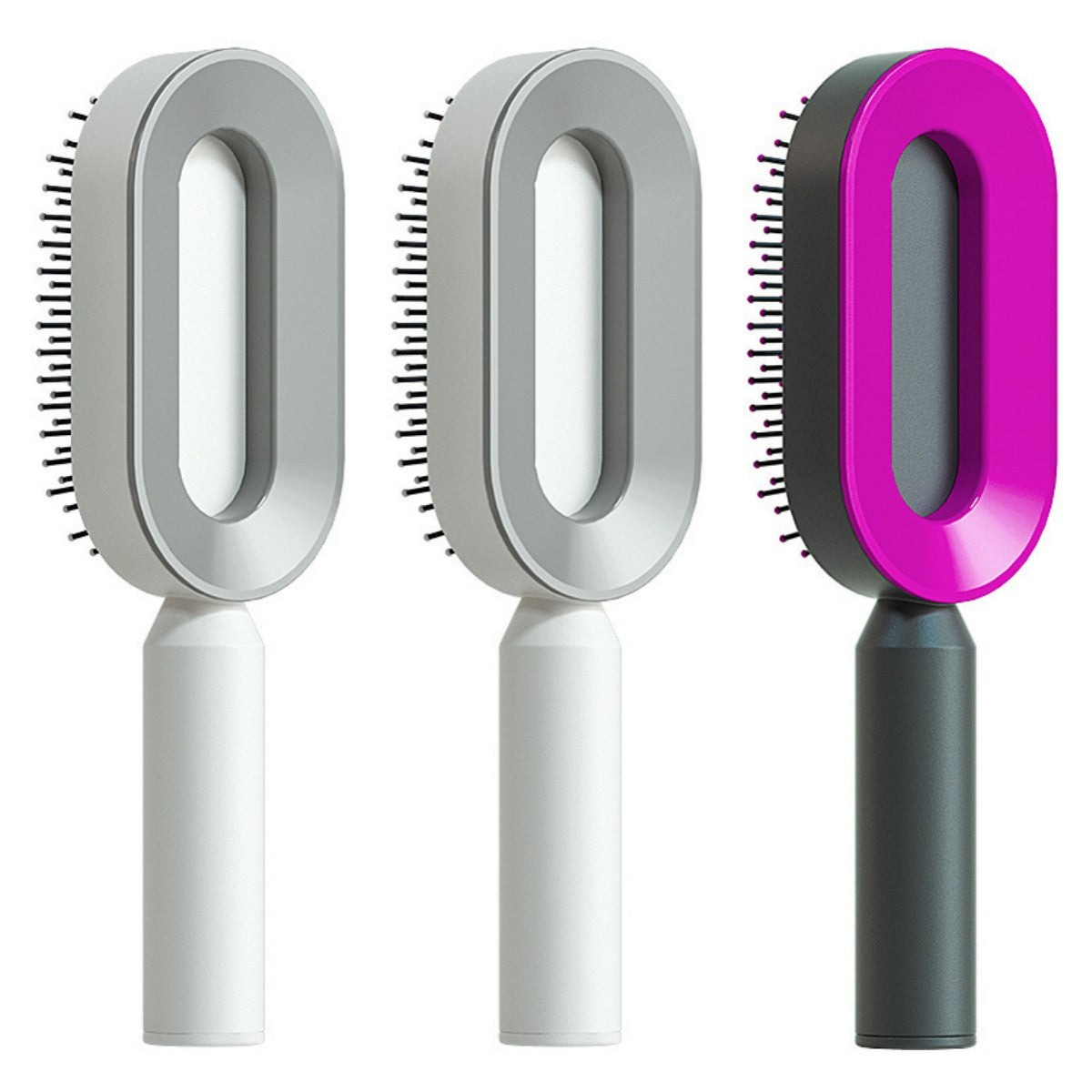 Self-Cleaning Scalp Brush