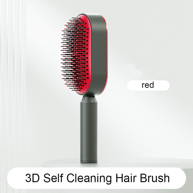 Self-Cleaning Scalp Brush