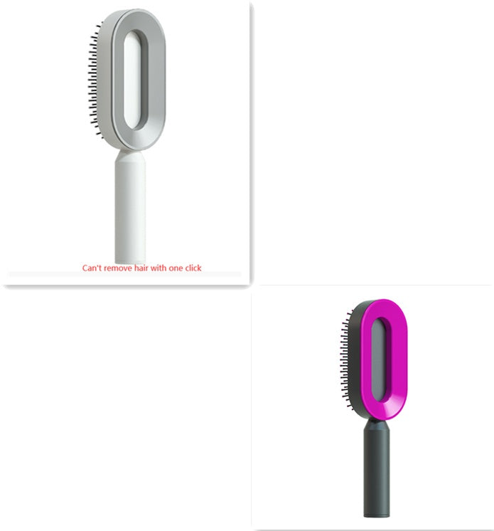 Self-Cleaning Scalp Brush